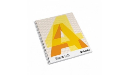 Sąsiuvinis su spirale Esselte, A4/70, langeliais, minkštas viršelis  0722-101